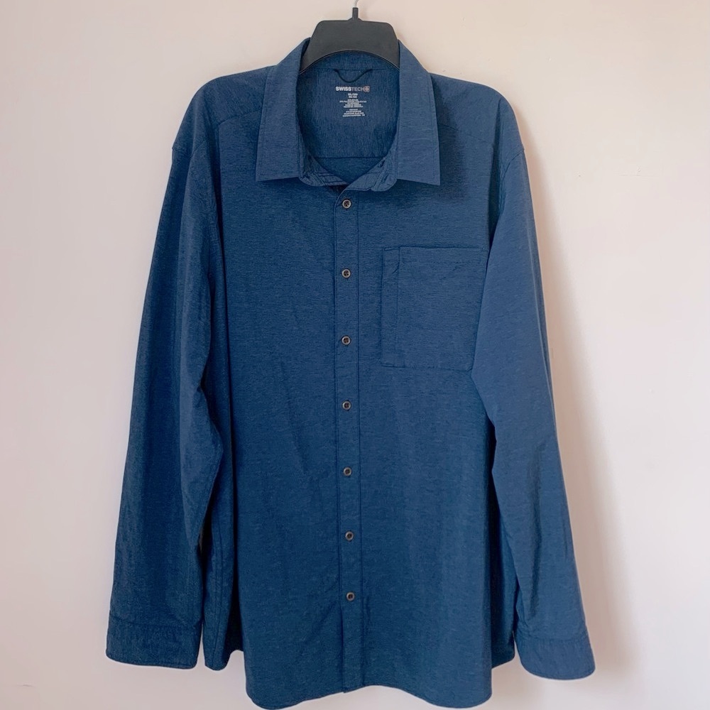 New Swiss Tech Long Sleeve Hiking Shirt 3X Men